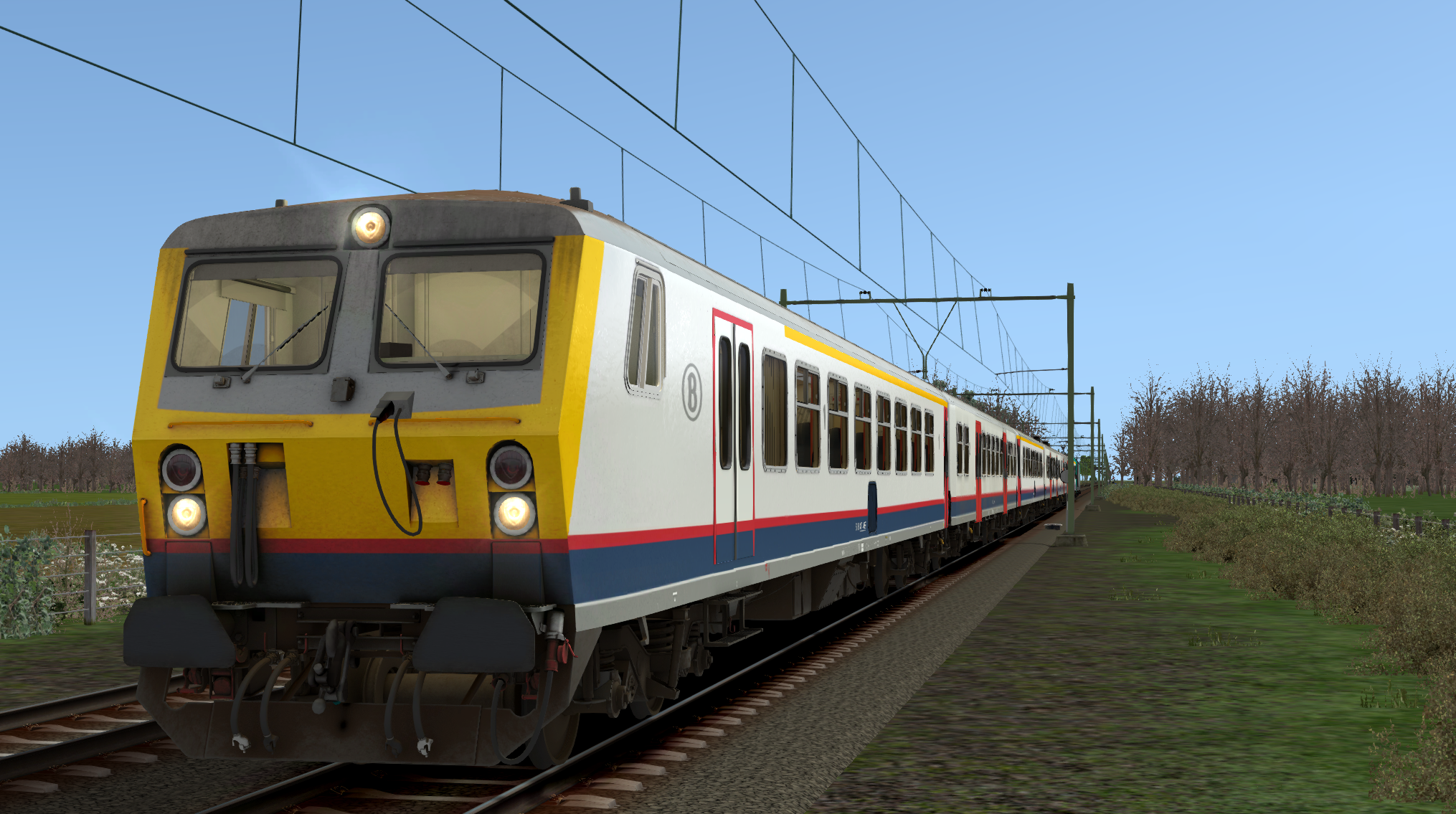 NMBS/SNCB M4 Rijtuigen - Rail Sim Belgium