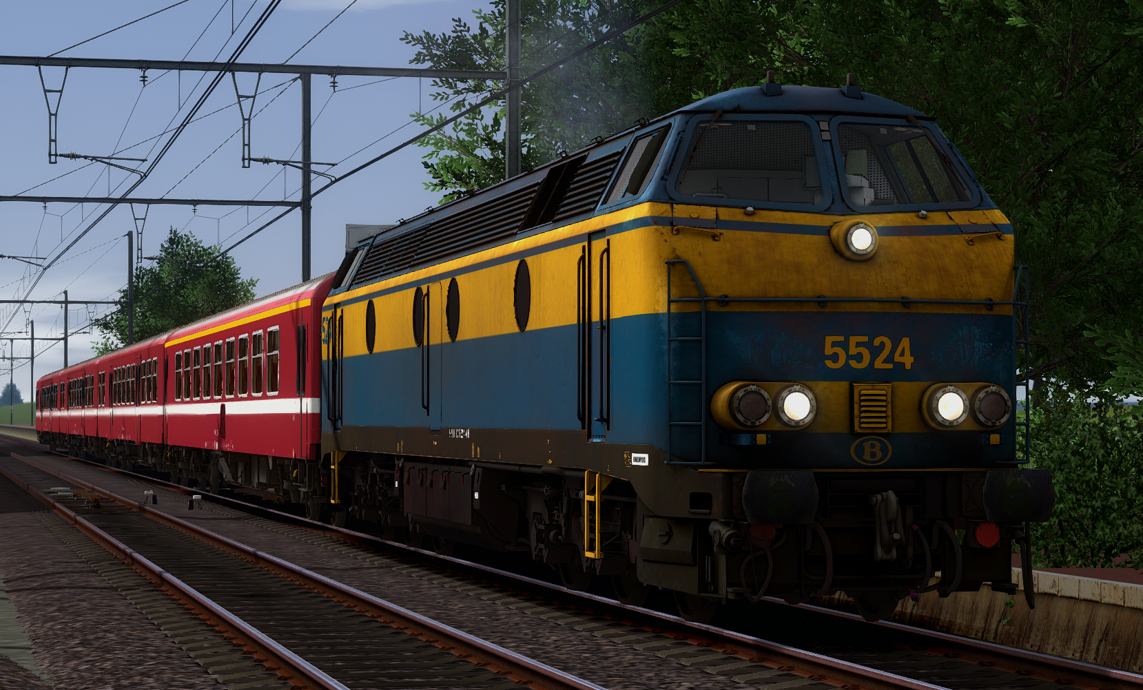 [NIEUW] NMBS/SNCB HLD55 Blauw - Rail Sim Belgium