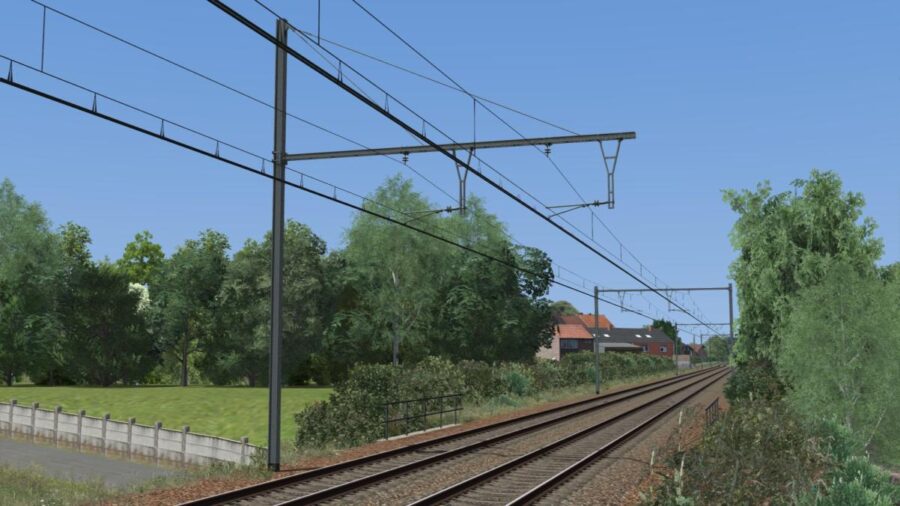 Belgische 3Kv bovenleiding